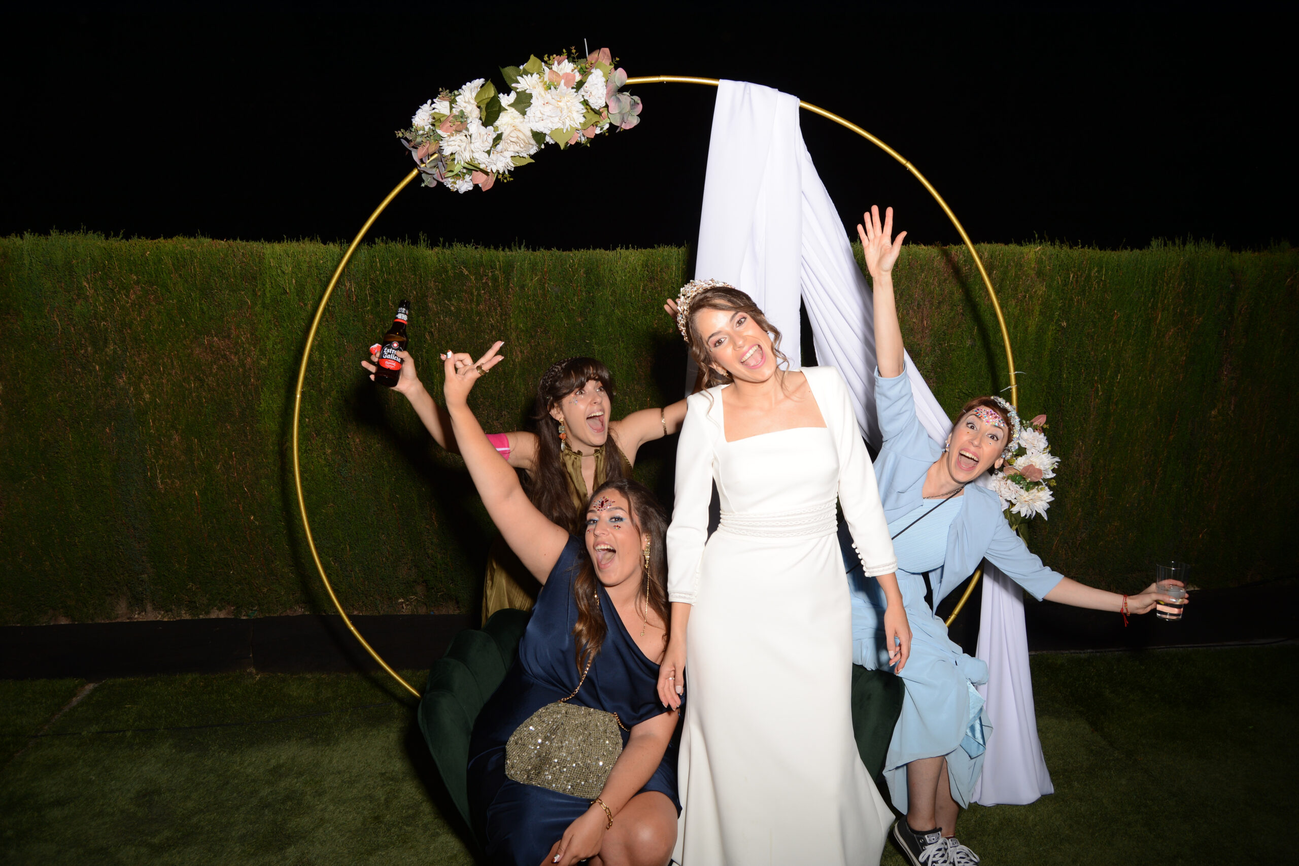 Fotomatón en boda real en Sevilla